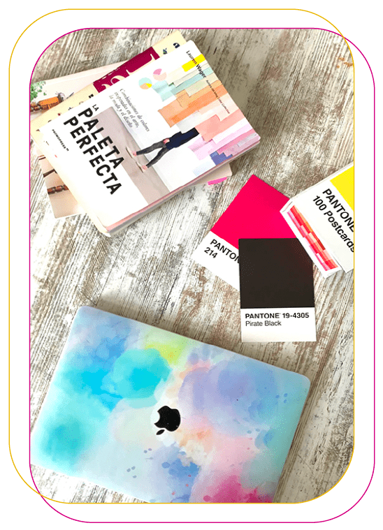 Colores y libros de diseño grafico